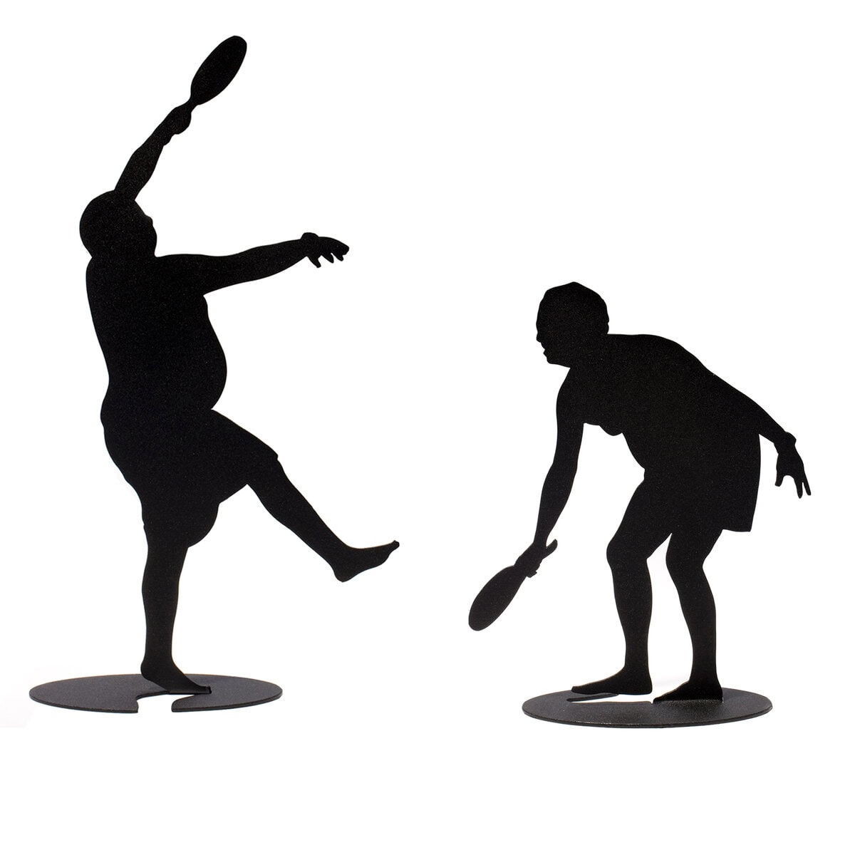 AD099 - Pair of Colorful Paddleball Players