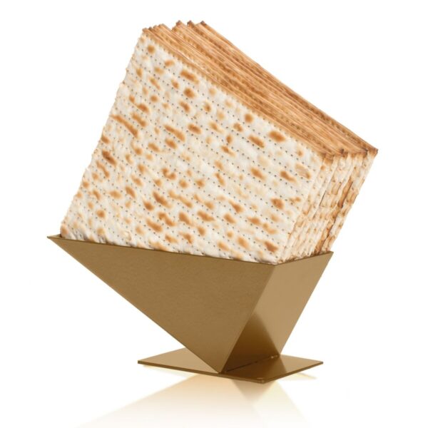 מציון פירמידה - מתקן למצות לחג הפסח מעוצב כפירמידה מצרית - צבע: זהב