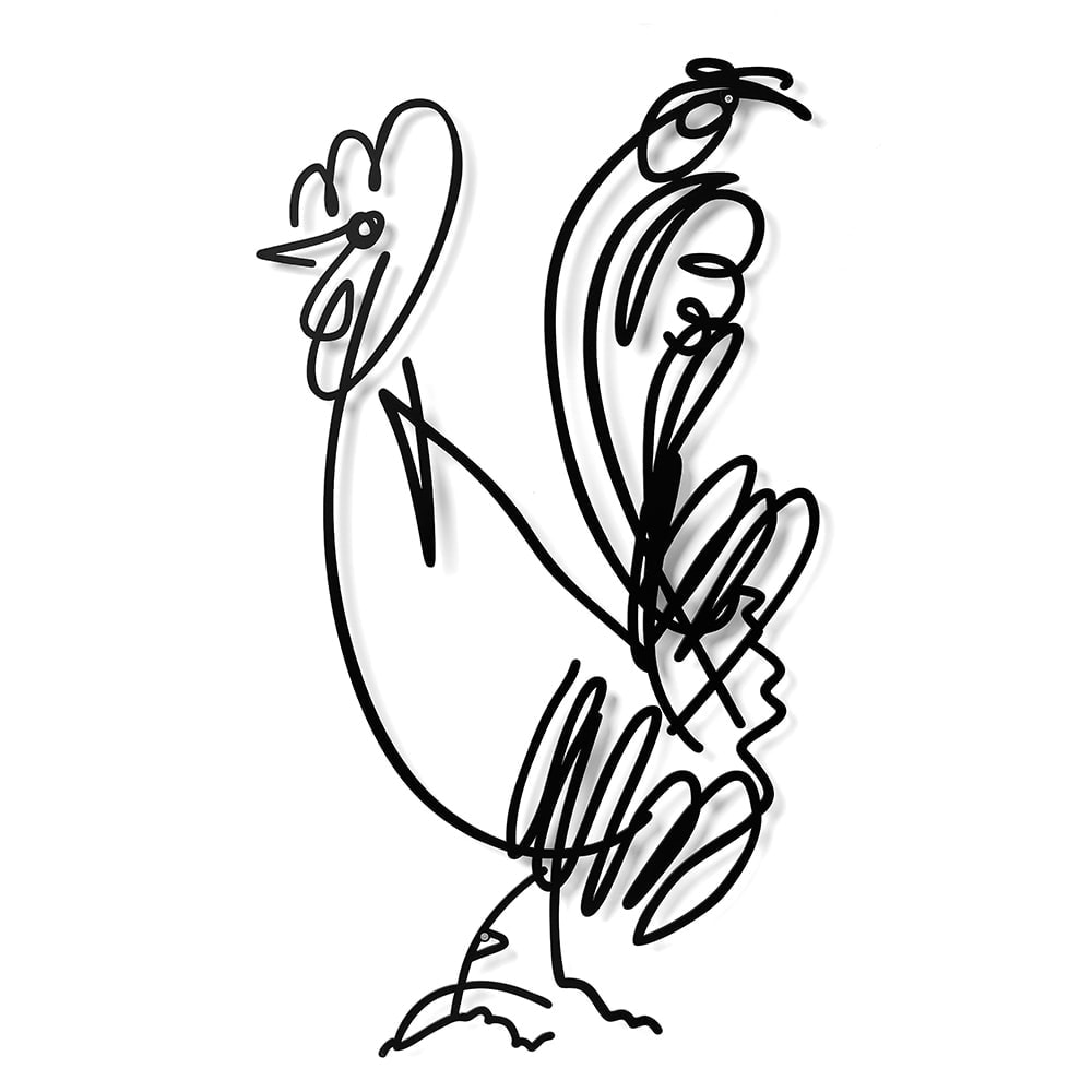 Wanetik Art - Cock Figurine - Small