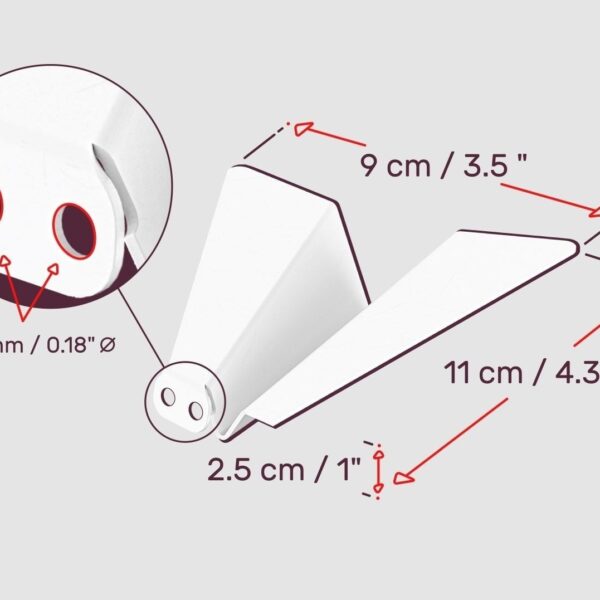 Paper Planes Set of Hangers