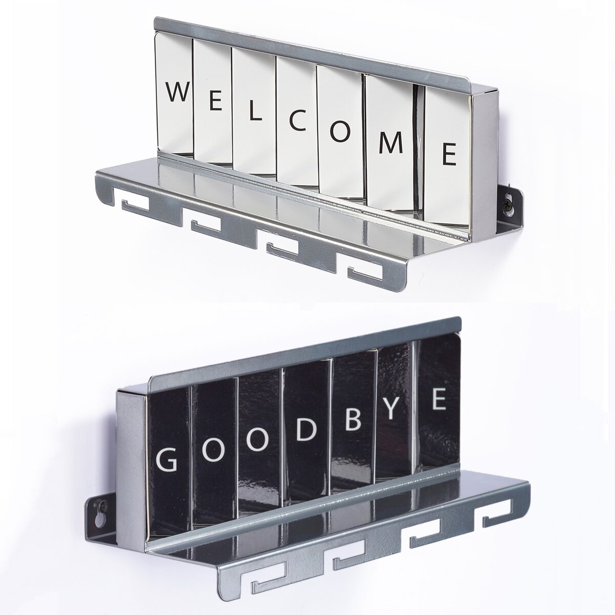 Greetings Metal Silver by Artori Design