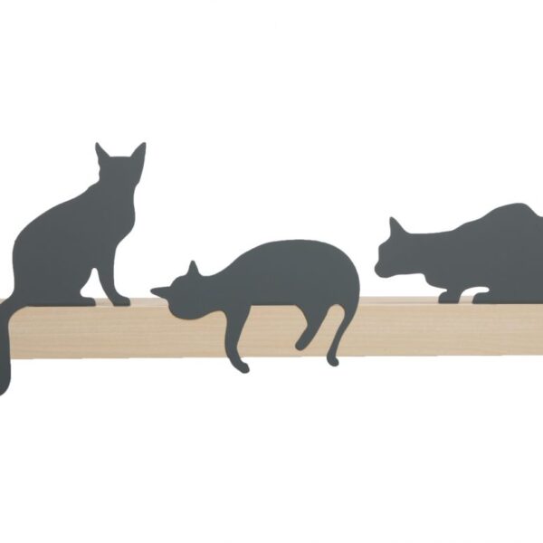 Cat's Meow Set of 5 Adorable cats' silhouettes for decoration by Artori design