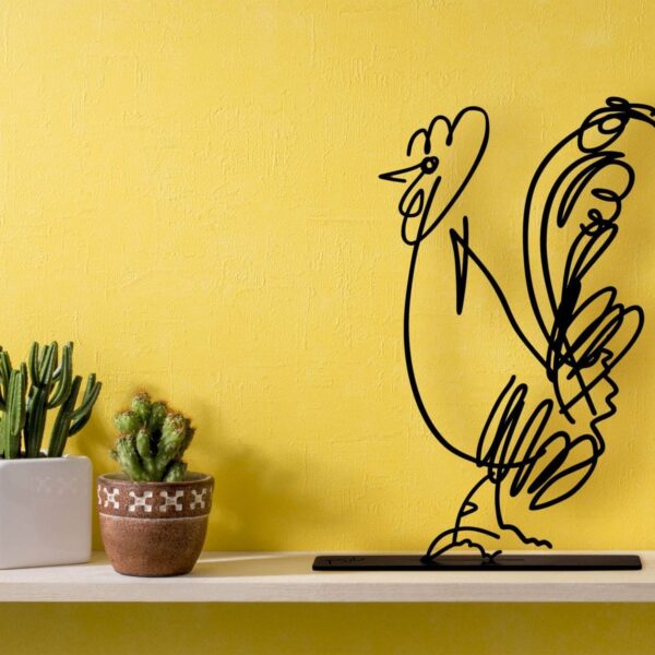 Wanetik Art - Cock Figurine - Small