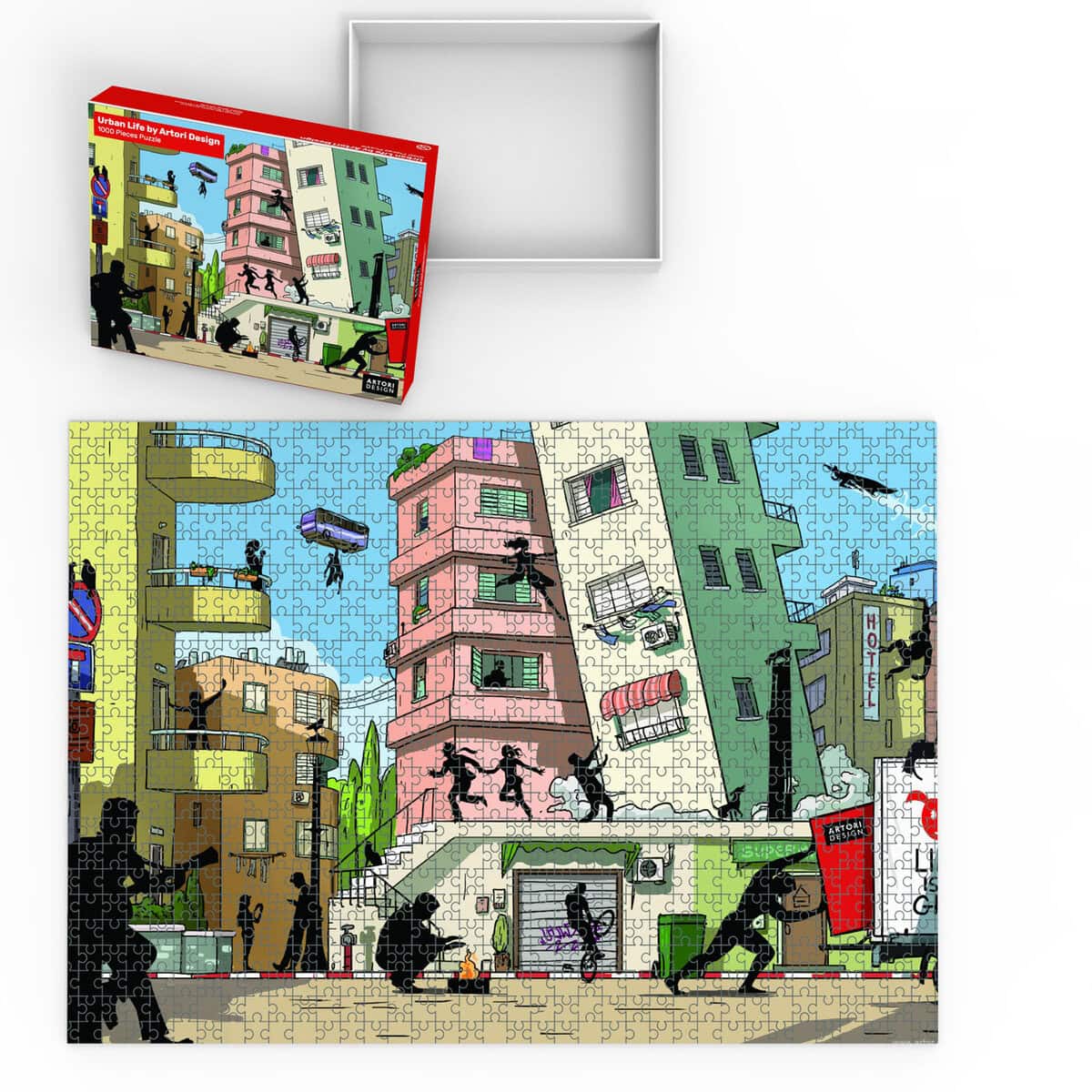 ארטאורי בעיר - פאזל 1000 חלקים