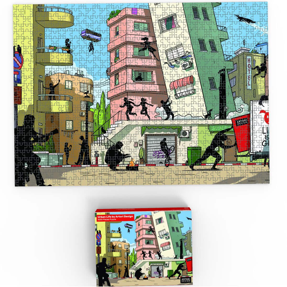 ארטאורי בעיר - פאזל 1000 חלקים