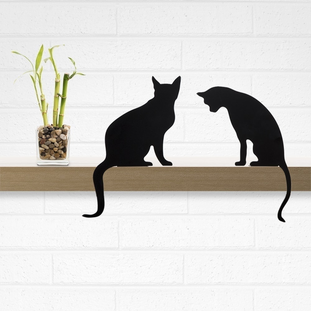 Cat's Meow - Diva + Princess - a pair of decorative cat silhouette by Artori Design