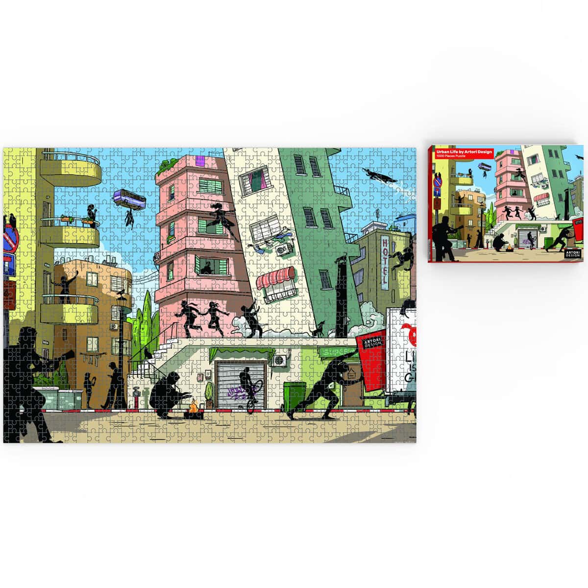 ארטאורי בעיר - פאזל 1000 חלקים